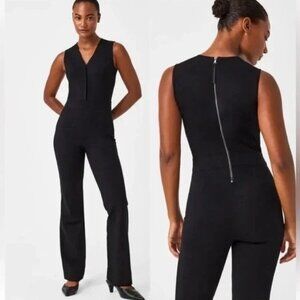 Spanx Perfect Sleeveless Jumpsuit Petite XL